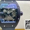 2 152 0a1e1d0d 76b2 4ee4 b0a0 7c3fc75a2e00 Richard Mille RM027 1:1 Best Edition EUR Factory Cadran noir transparent