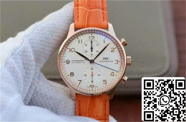 2 154 466f07eb 57ca 48e8 aa87 109fe45a2534 IWC Portuguese ZF Factory 1:1 Best Edition Orange Strap