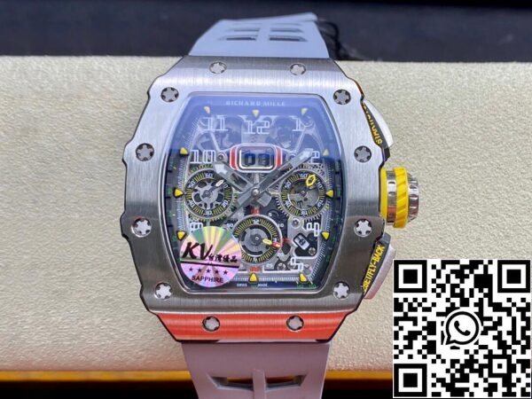 2 154 633e63e5 28f8 4D19 B332 07f45d26aaf9 Richard Mille RM11-03 1:1 베스트 에디션 KV 팩토리 티타늄 스틸