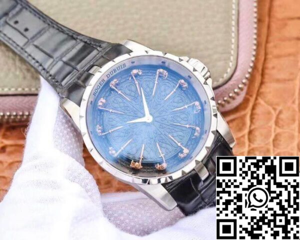 2 155 Roger Dubuis Excalibur Knights of The Round Table II Rddbex0511 ZF Factory 1:1 Best Edition Rustfri stålkasse Swiss M9015