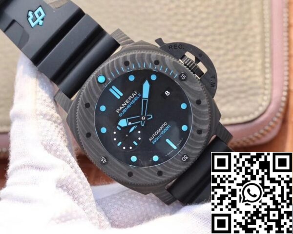 2 156 0e2da28c 0884 48d3 9091 d1b7038d069f Panerai Submersible PAM01616 VS Factory 1:1 Best Edition Esfera Negra Swiss P.9010