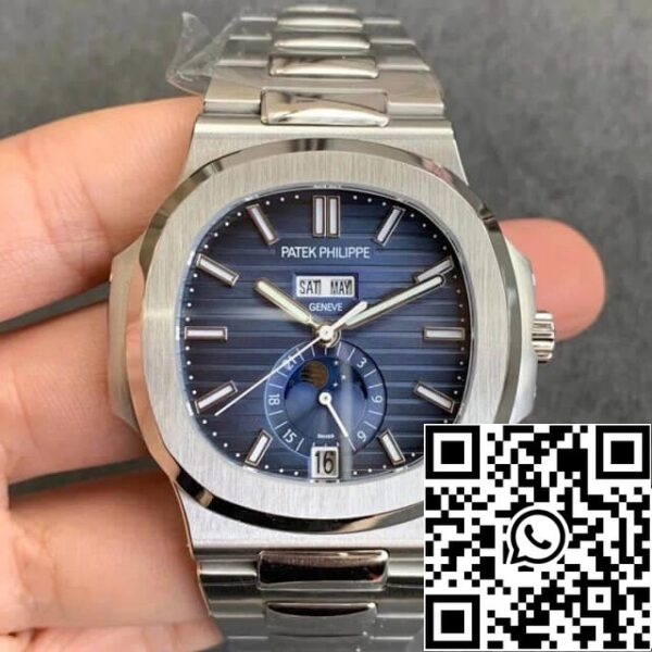 2 15 5899d043 70d6 4180 aef0 91ca0ee3d380 Patek Philippe Nautilus 5726/1A-014 1:1 Best Edition GR Factory Quadrante blu