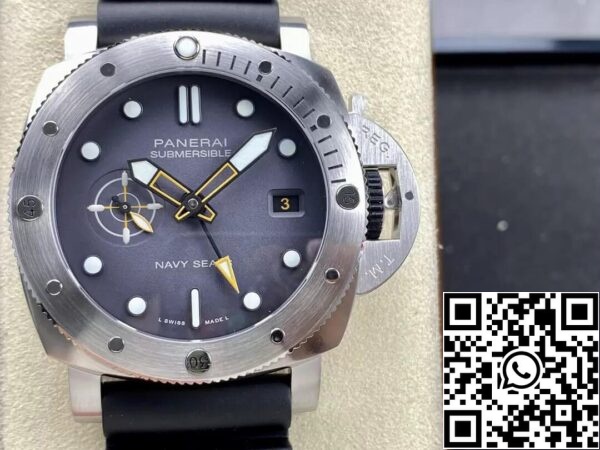 2 15 7f3bb82a 60dd 4ac8 8cf2 168b2cbac74f Panerai Submersible PAM1323 1:1 Best Edition VS Factory Esfera gris