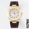 2 15 95465765 5e07 4220 ab8a b91d36e321f9 Patek Philippe Nautilus 5711 1:1 Best Edition PPF Factory Brązowy gumowy pasek