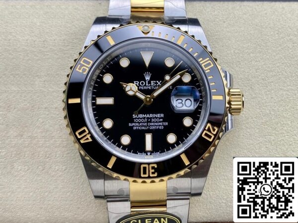 2 15 ce6da2f1 1aa1 4710 844e 728012a44f05 Rolex Submariner M126613LN-0002 41MM 1:1 Best Edition Clean Factory Fekete számlap tiszta gyári számlap