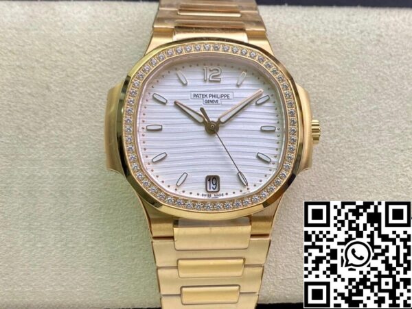 2 160 Patek Philippe Nautilus Ladies 7118/1200R-001 1:1 Best Edition 3K Factory Oro rosa