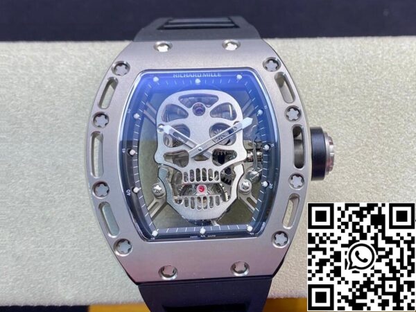 2 162 Richard Mille RM052 Tourbillon 1:1 Best Edition EUR Factory Skull Dial