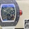 2 163 f0375a73 4817 4ca9 9a28 26d87ad143ac Richard Mille RM055 1:1 Best Edition KV Factory V2 White Rubber Strap