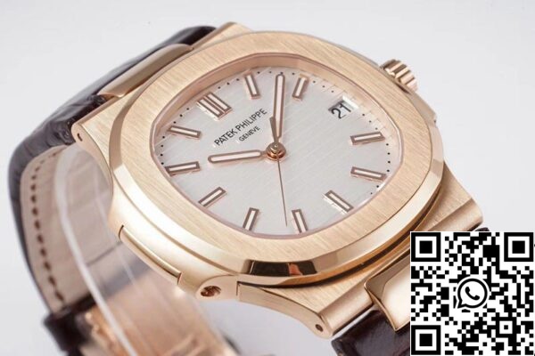 2 166 Patek Philippe Nautilus 5711R-001 1:1 Best Edition PPF Factory V4 White Dial Swiss ETA324