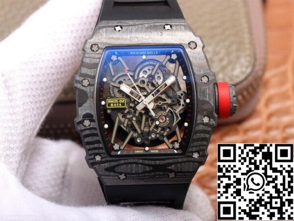 2 16 1f770eab 2fe8 4f5d 9f8e 5eecf317dba3 Richard Mille RM35-02 1:1 Best Edition ZF Factory Caixa em fibra de carbono