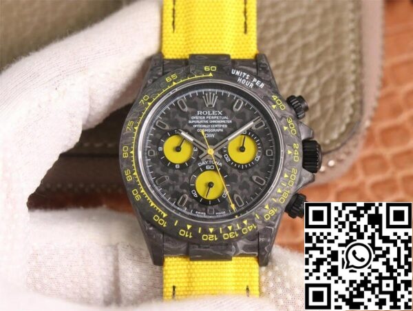 2 16 f6d1b455 e183 47df 95b9 fb58037339df Rolex Daytona Diw Retrofit Versão 1:1 Best Edition WWF Factory mostrador em fibra de carbono