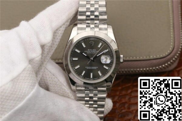 2 176 2df3f37c e52f 4324 ac69 791140164d77 Rolex Datejust M126300-0008 1:1 Best Edition EW gyári szürke számlapja