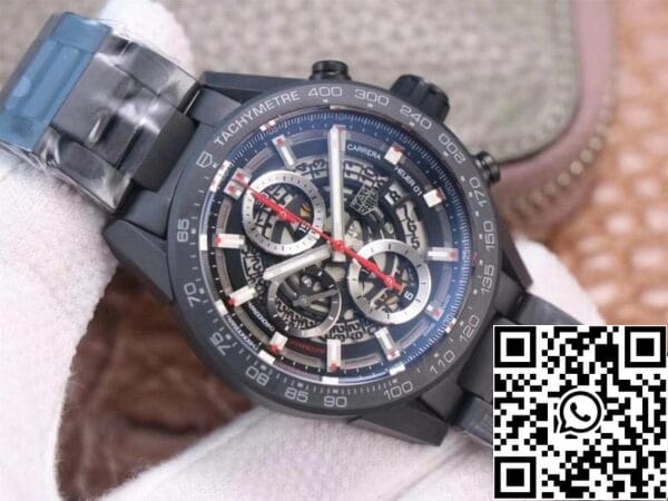 2 177 aa41fc28 1b9f 47f0 904e ce5f42351397 Tag Heuer Carrera CAR2090.BH0729 1:1 Best Edition XF fabriek zwart keramiek aangepast uurwerk