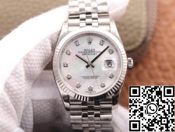 2 179 7ce05e02 113e 4f79 a730 d0643c83a509 Rolex Datejust M126234-0019 1:1 Best Edition EW gyári gyöngyház számlapja