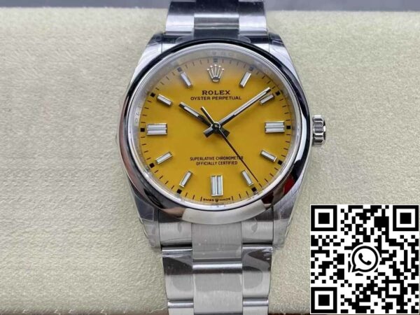 2 17 236c4678 d447 42fc 9dc8 eef2540dd5cb Rolex Oyster Perpetual M126000-0004 36MM 1:1 Best Edition VS Factory Yellow Dial