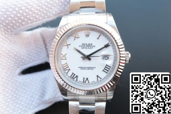 2 181 85d6b5cc de34 4013 9f25 1b7b6148d66f Rolex Datejust M126334-0023 1:1 Best Edition EW Factory White Dial