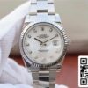 2 188 ea429545 f87a 43a7 92fd bd47b8b0321b Rolex Datejust M126334-0019 1:1 Best Edition EW Gyári fehér gyöngyház anyanyelvű számlap