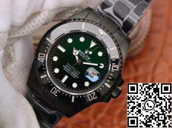 2 189 Rolex Sea-Dweller Deepsea 11666001 1:1 V2 Cea mai bună ediție Swiss ETA2836 Cadran Superlumed