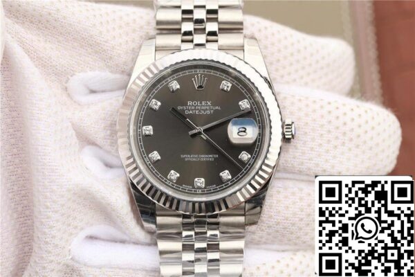 2 189 c1ccab36 ac25 4134 8787 7b18fe1da4da Rolex Datejust M126334-0006 1:1 Best Edition EW Factory Grey Dial