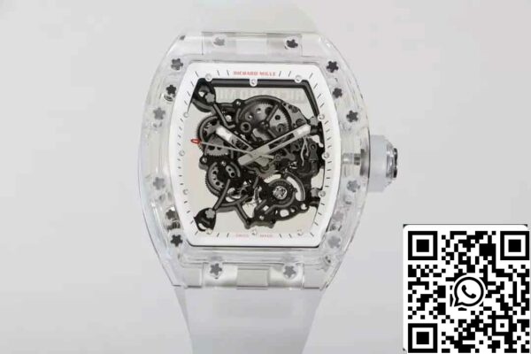 2 18 a7bb5ba7 2831 4c06 828e 72ba28151b47 Richard Mille RM055 1:1 Best Edition RM Factory Orologio Replica con Cassa Trasparente