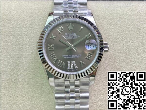 2 19 Rolex Datejust M278274-0028 31MM 1:1 Best Edition EW Factory Grey Dial