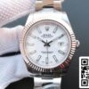 2 191 e2d28898 076f 4ed8 a059 6f6e887de934 Rolex Datejust M126334-0009 1:1 Best Edition EW Factory Λευκό καντράν