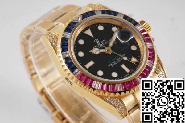 2 192 Rolex GMT Master II 116758 SAru-78208 1:1 Best Edition ROF Factory Black Dial Swiss ETA2836