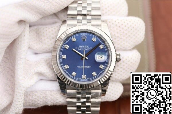 2 193 ed2dc055 5703 42a9 b5f4 05d31a92374a Rolex Datejust M126334-0016 1:1 Най-добро издание EW Фабрика Diamond Blue Dial