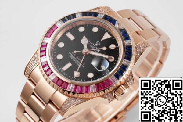 2 195 e25d01c2 fe03 42a8 a770 3353ac94eb6f Rolex GMT Master II 116759 SAru 1:1 Best Edition ROF Factory Rózsaarany svájci ETA2836 Rolex GMT Master II 116759 SAru 1:1 Best Edition ROF Gyári rózsa arany