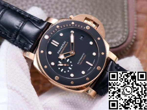 2 196 Panerai potopni PAM00974 1:1 Najboljša izdaja VS Tovarna Rose Gold švicarski gibanje