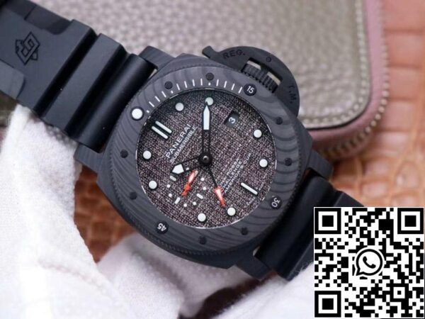 2 197 03c9da03 6ac8 4480 b997 bc4aca767f5d Panerai Submersible PAM01039 1:1 Best Edition VS Factory Black Carbon Swiss P9010