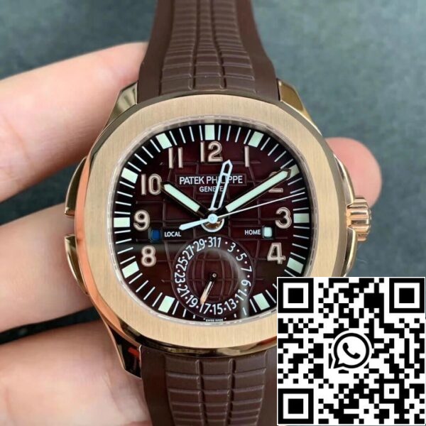 2 19 1895eb52 7a8b 4107 a5c5 0f3a19e4b924 Patek Philippe Aquanaut 5164R-001 1:1 Best Edition GR Factory Brown Dial