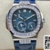 2 19 31a029f7 9900 406f 8408 2c6f7f8f8f0dad Patek Philippe Nautilus 5724G-001 1:1 Best Edition GR Factory kék szíjjal