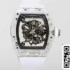 2 19 54b219ec d821 4801 ba97 436a04b7a2d7 Replica Richard Mille RM055 Paras 1: 1 Edition RM Factory Valkoinen hihna