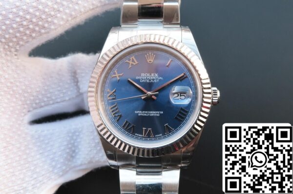 2 19 88e31ddc e1df 4e68 9205 d33ea1f1843a Rolex Datejust 116334 41MM 1:1 Best Edition EW Factory Blue Dial