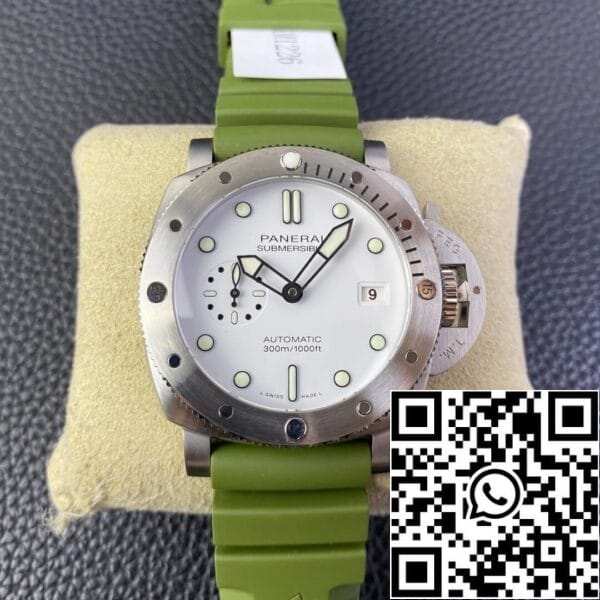 2 19 2 8b43c7ca Bc88 49ae A4B5 00f4f4fb0370F1 SBF Panerai Submersible PAM01226 1:1 Best Edition VS Factory White Dial