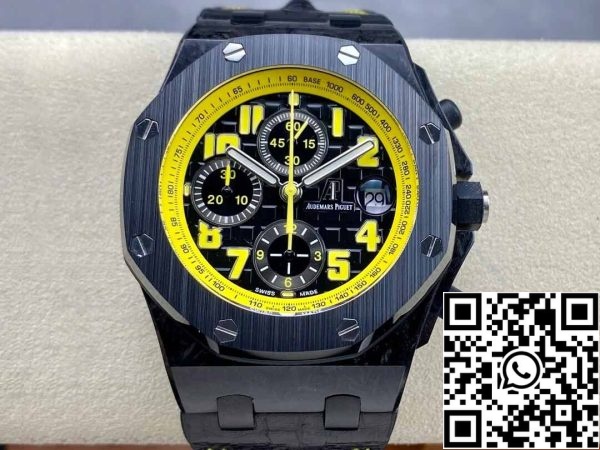 2 19 a59e58e5 7d35 4654 8949 a54fbef2c044 Audemars Piguet Royal Oak Offshore 26176FO.OO.D101CR.02 1:1 Mejor Edición JJF Factory Esfera Negra