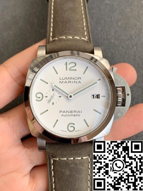 2 19 d1ccc9e6 d3af 4e09 89af ce7e8e6ee138 Panerai Luminor PAM01314 1:1 Best Edition VS Fabriek Witte Wijzerplaat