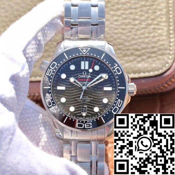 2 1 27827b00 5dc9 43b9 a11f dcf94e74ae75 Omega Seamaster Diver 300M 210.30.42.20.01.001 1:1 Best Edition VS Factory Musta kellotaulu