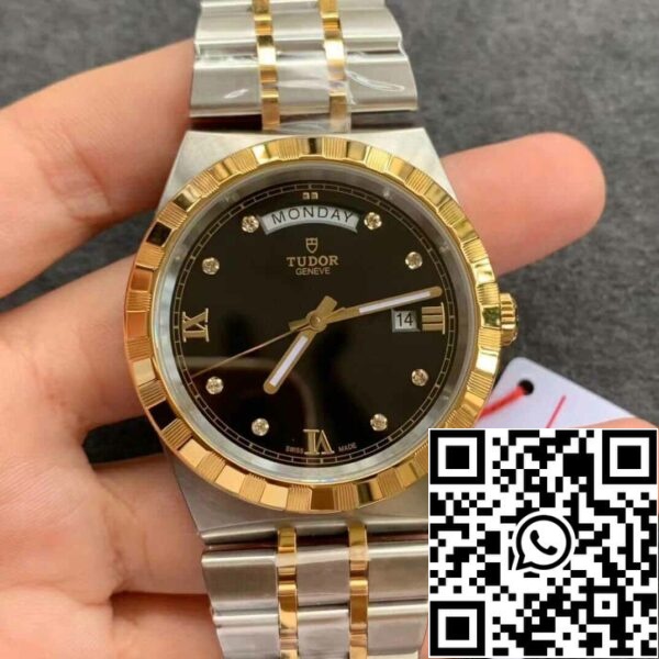 2 1 2be770e4 5d97 4866 87fe 3222bf7f076d Replika Tudor Royal M28603-0005 1:1 Best Edition V7 Factory Demi arany