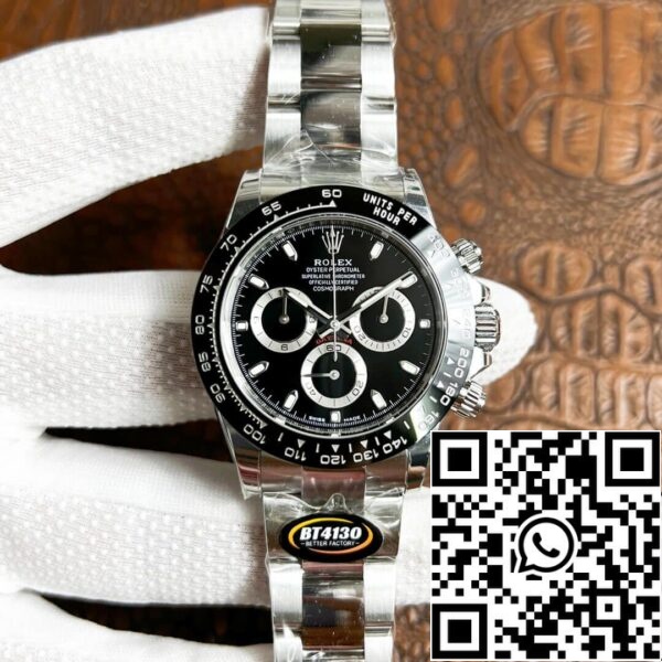 2 1 9e0bfef8 f47a 486b 8a7b d45ded3cac03 Rolex Daytona M116500LN-0002 1:1 Best Edition BT Factory Quadrante nero