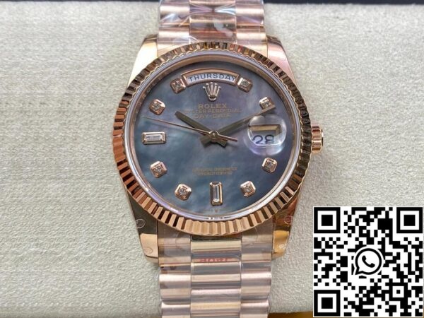 2 2 Rolex Day Date 118235 36MM 1:1 Най-добро издание GM Фабрика с перлен циферблат