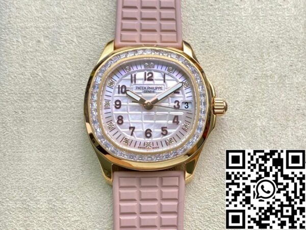 2 207 Patek Philippe Aquanaut 5072R-001 1:1 Best Edition PPF Factory Mother Of Pearl Dial