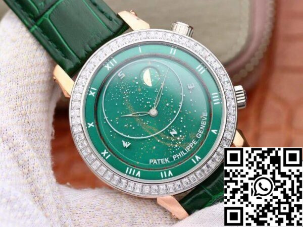 2 208 2b335798 e7f3 420a 82b0 1f68973ab8c6 Patek Philippe Grandi Complicazioni 5102PR TW fabbrica 1:1 Migliore Edizione Svizzera ETA240 Colore Verde