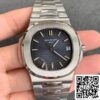 2 209 Patek Philippe Nautilus 5711/1A-010 1:1 Mejor edición PPF Factory V4 Esfera azul Suizo ETA324