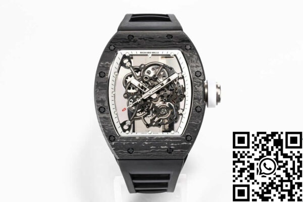 2 21 18bfd599 b957 42b7 940e b141501f3470 Richard Mille RM055 NTPT 1:1 Meilleure édition BBR Bracelet noir d'usine