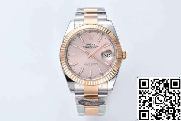 2 21 abb1b0aa 8e97 4ab7 8023 01a9b3866d60 Rolex Datejust 41MM M126331-0009 1:1 Best Edition Clean Factory Rose Gold