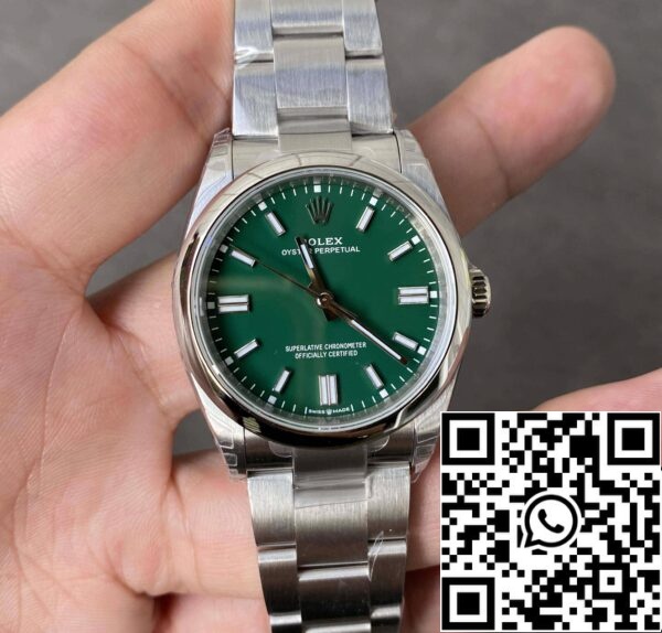 2 21 dbdb7392 679d 420e b236 6c0cc3de798e skalad Rolex Oyster Perpetual M126000-0005 36MM 1:1 Best Edition VS Factory Rostfritt stål