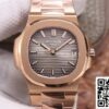 2 220 Patek Philippe Nautilus 5711/1R-001 1:1 Beste Editie PPF Fabriek V4 Rose Goud Bruin Wijzerplaat Zwitsers ETA324