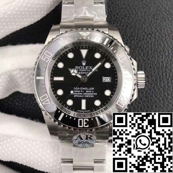 2 22 1114cd33 2707 47b2 b8b6 5a4cb58d7a56 Rolex Sea Dweller 116660-98210 1:1 Best Edition AR Fabriek Zwarte Wijzerplaat